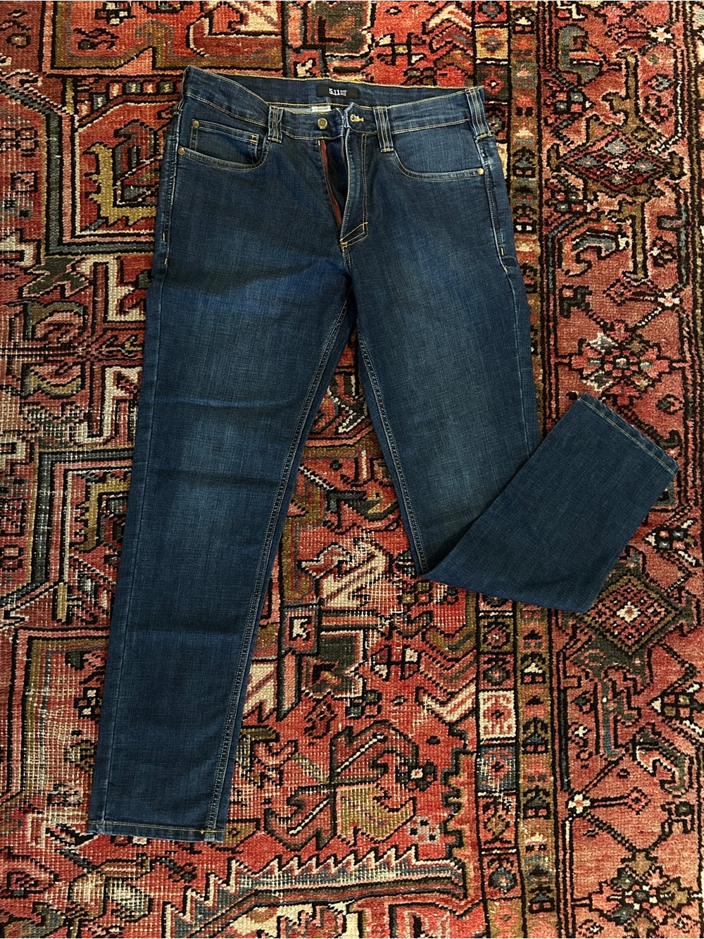 5.11 Tactical Slim Straight Jeans in Dark Blue 33x32